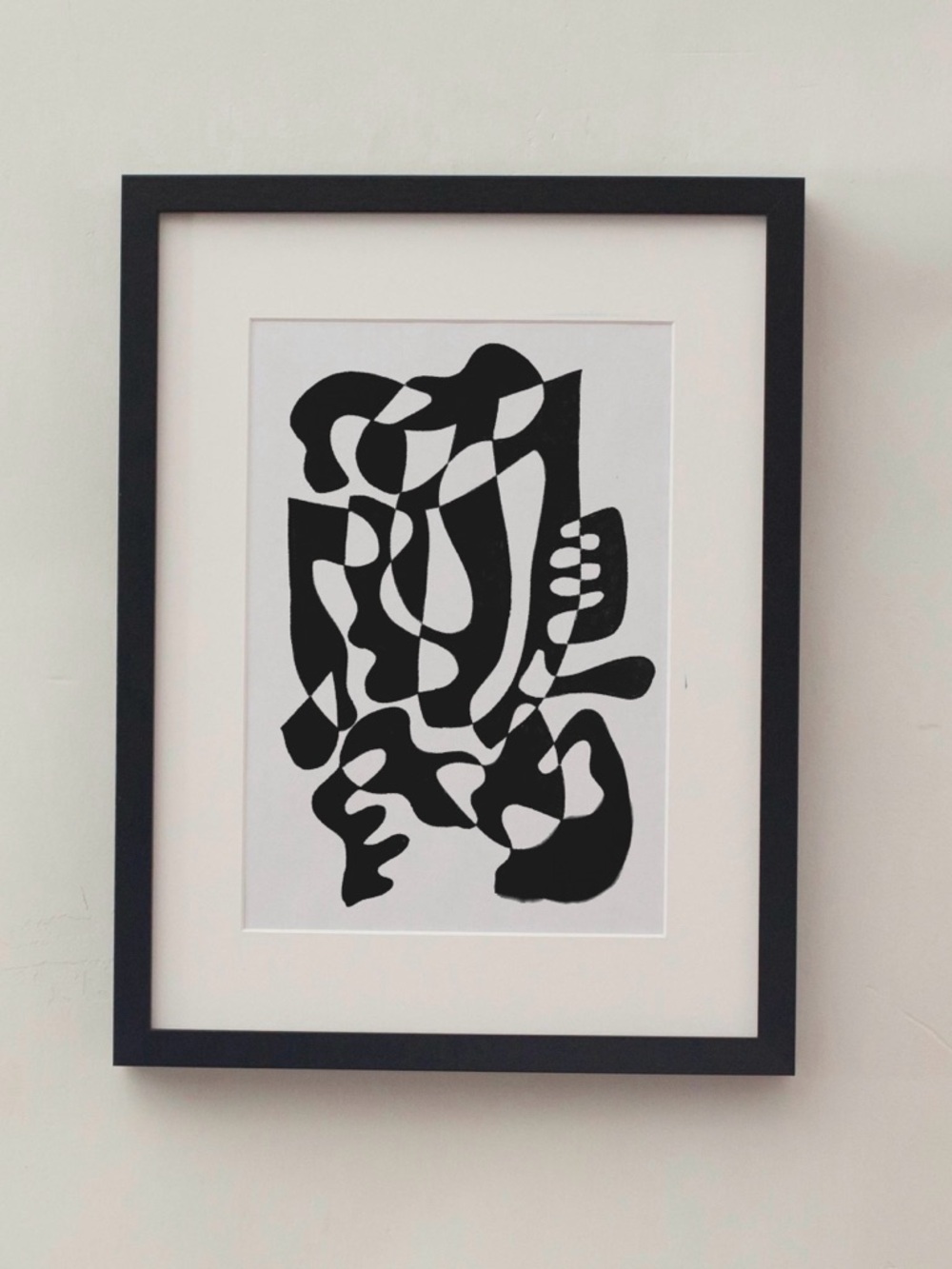 Picasso inspired art abstract shapes drawing